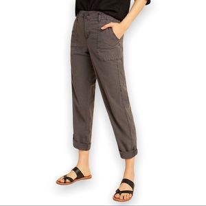 Sanctuary Grey Explorer Patch Pocket Convertible Crop Pant Size 31
